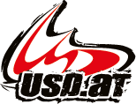 USD.at – Surfshop Upside Down Logo